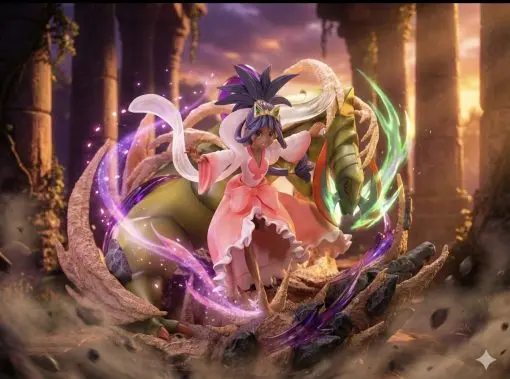 MAGA Studio - Pokemon WCS Series: Iris X Haxorus Pokemon Statue