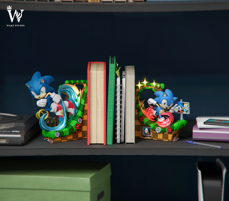 Wake Studio - Super Sonic Speed Sonic Statue Statue(GK)