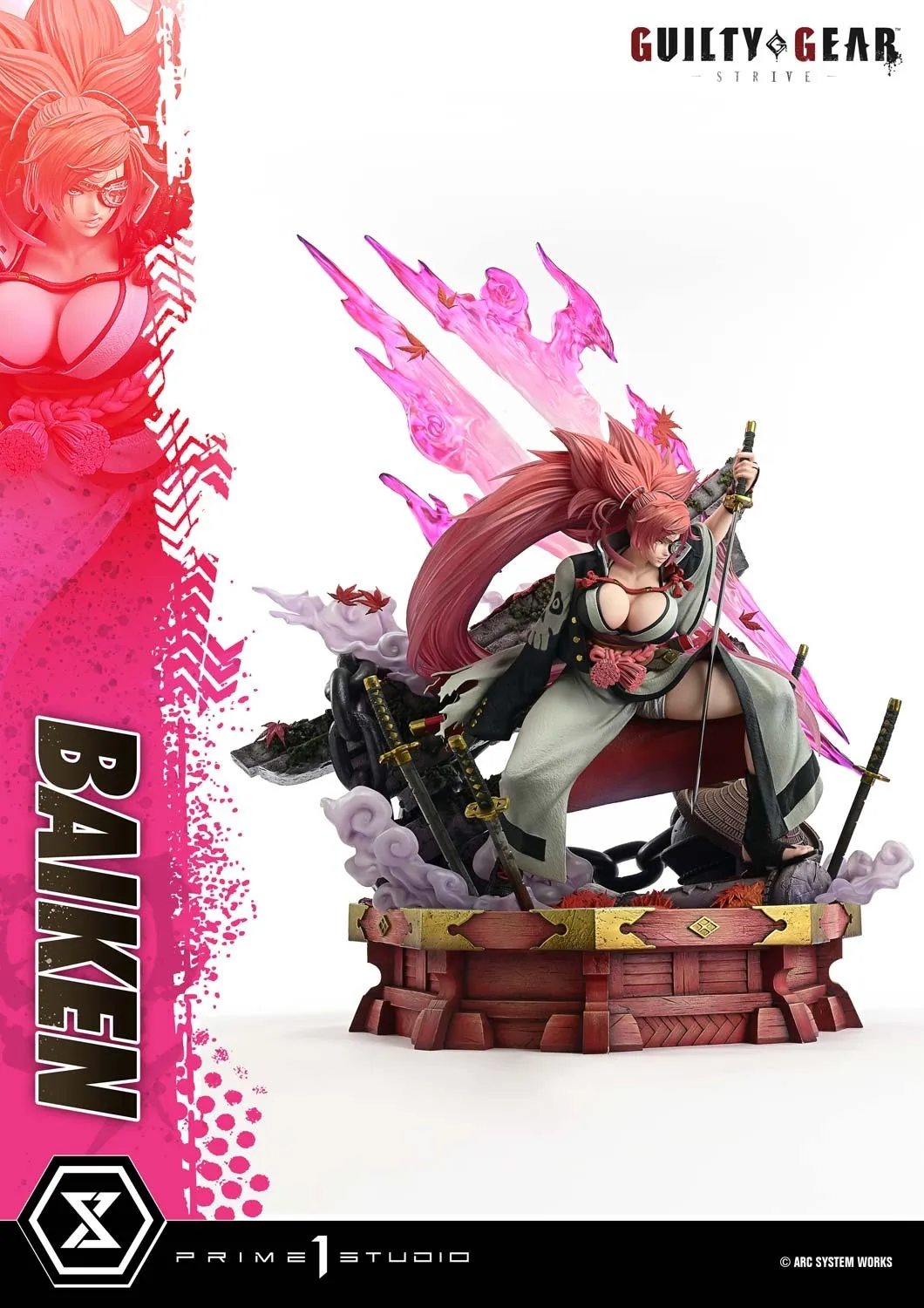 Prime 1 Studio - Ultimate Premium Masterline GUILTY GEAR -STRIVE- BAIKEN UPMGG-04 UPMGG-04S (Licensed) Action Figure 