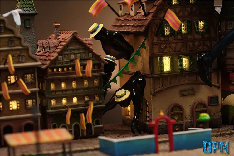 OPM Studio - Howl's Moving Castle Desktop Small Scene Series #6 Sophie and Howl Skywalk Statue(GK)