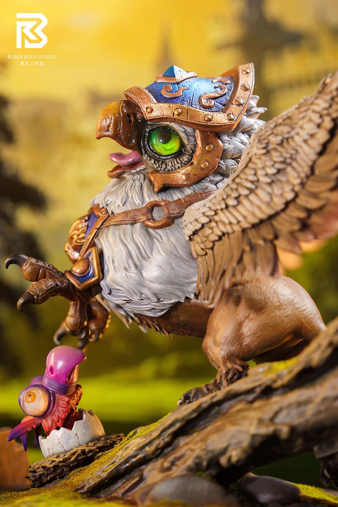 BR Studio Gryphon X Observer X Ogre Chibi Figure World of Warcraft