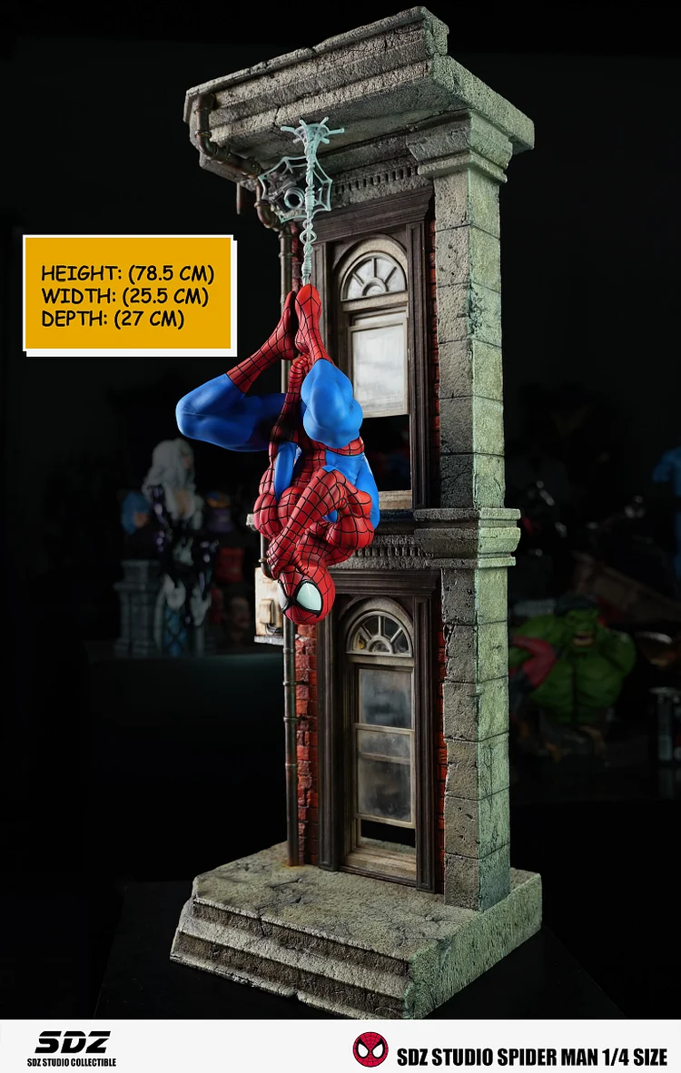 SDZ Studio - Marvel Upside down Spider Man 1/4 Statue(GK)