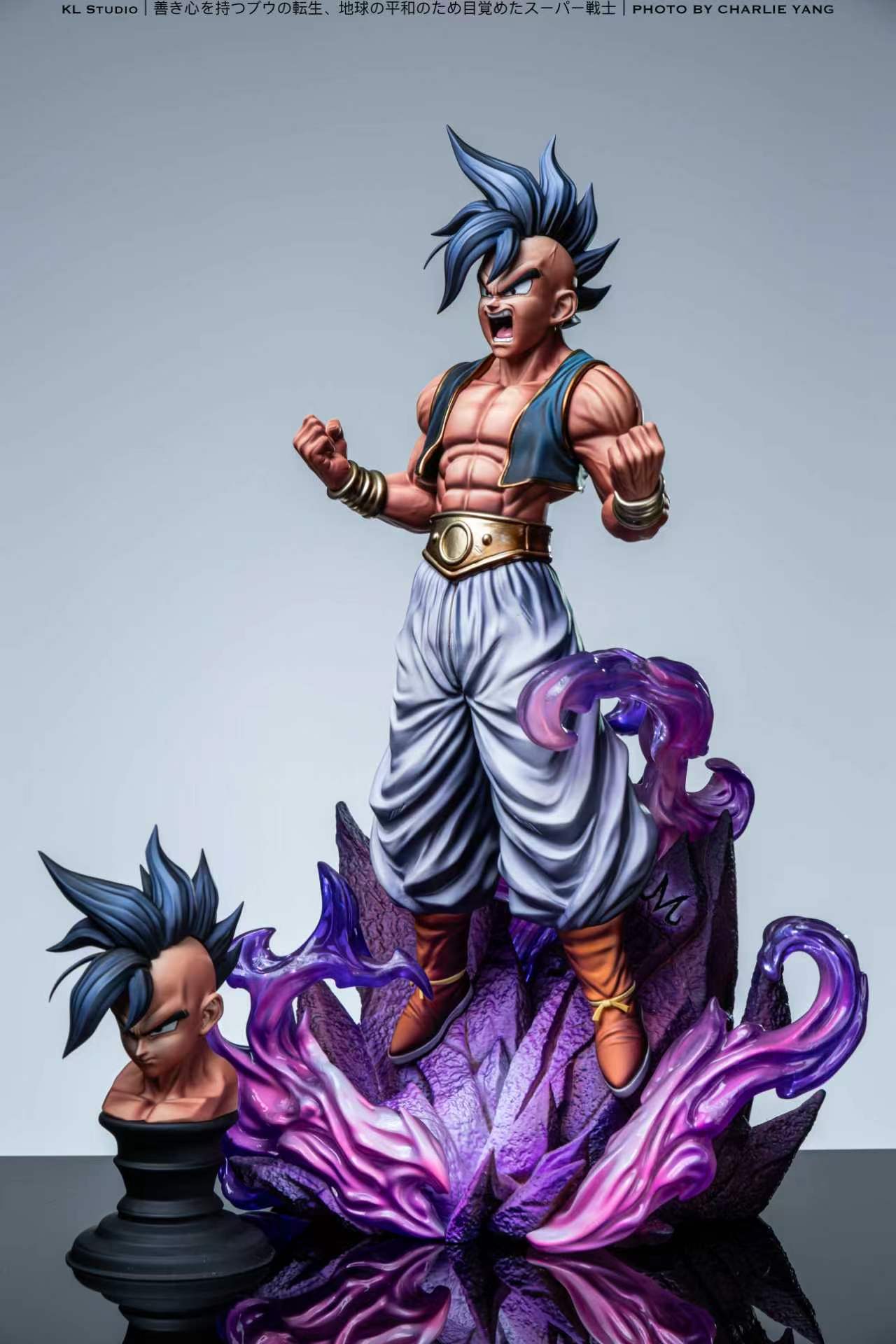 KL Studio Black Haired Mohawk Statue
