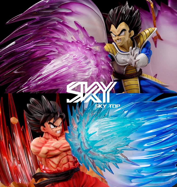 In-Stock SKY TOP STUDIO – DRAGON BALL Z: GOKU’S KAMEHAMEHA VS VEGETA’S GALICK GUN STATUE