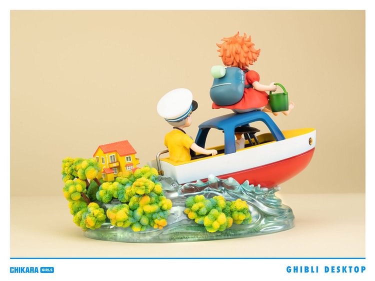 CHIKARA Studio - Ponyo on the Cliff - Pony & Sosuke Statue(GK)