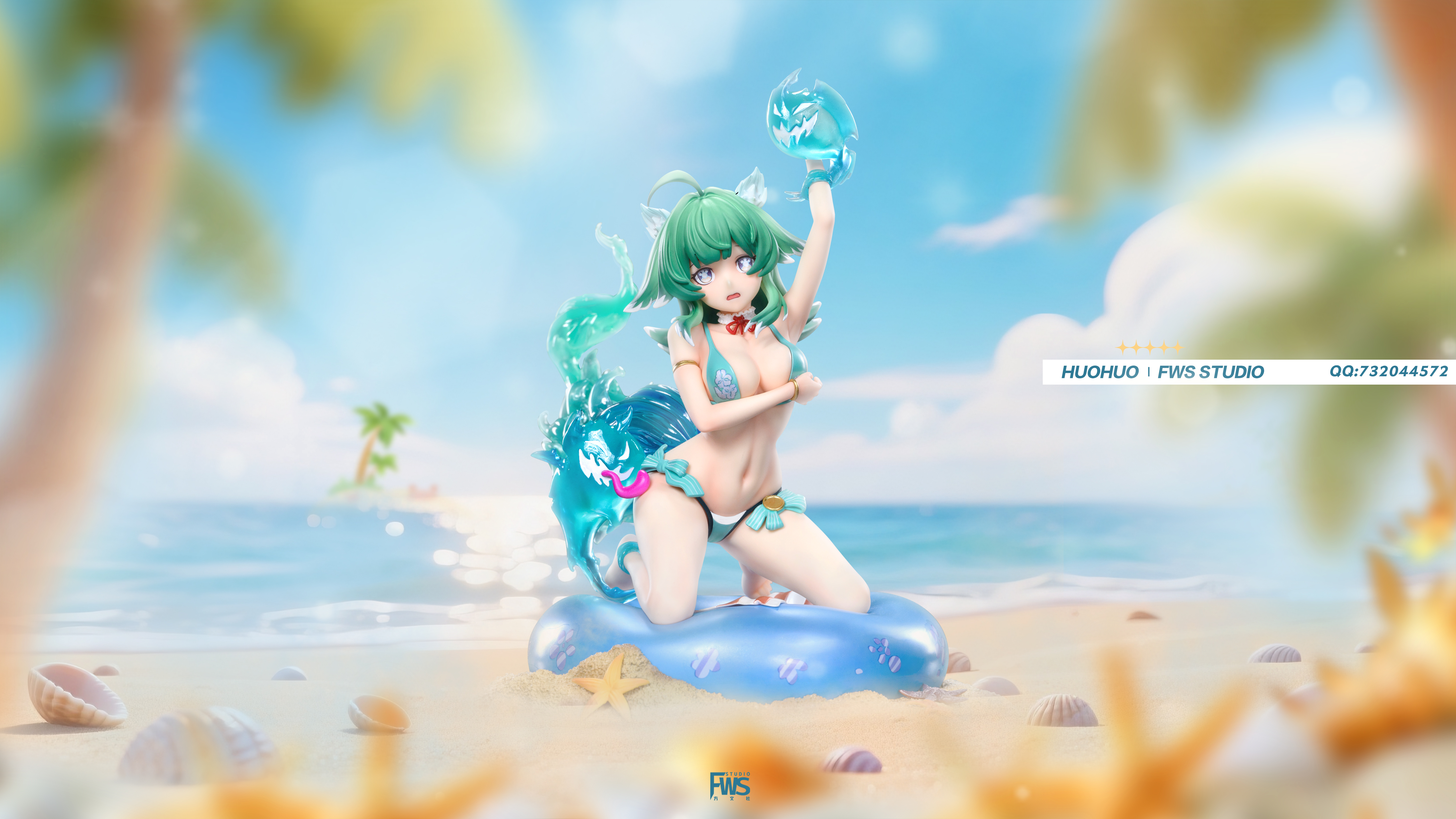 FWS Studio - Honkai: Star Rail Swimwear Huohuo 1/6 Statue(GK)