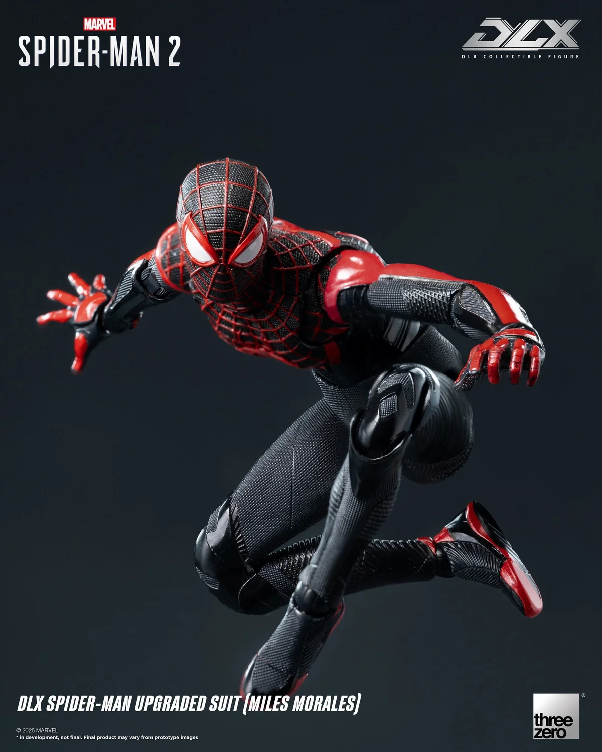 Threezero - Marvel’s Spider-Man 2 DLX Spider-Man Upgraded Suit (Miles Morales) 3Z09440C0 (Licensed)Statue 