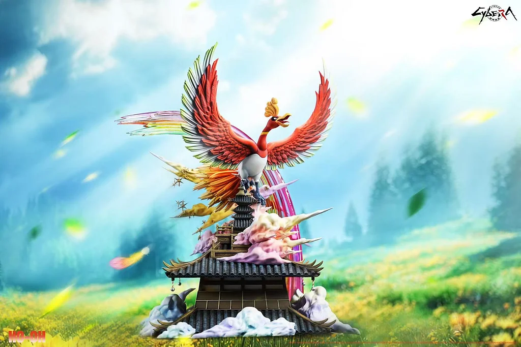 Cybera Studio - Ho-Oh Pokemon Statue 
