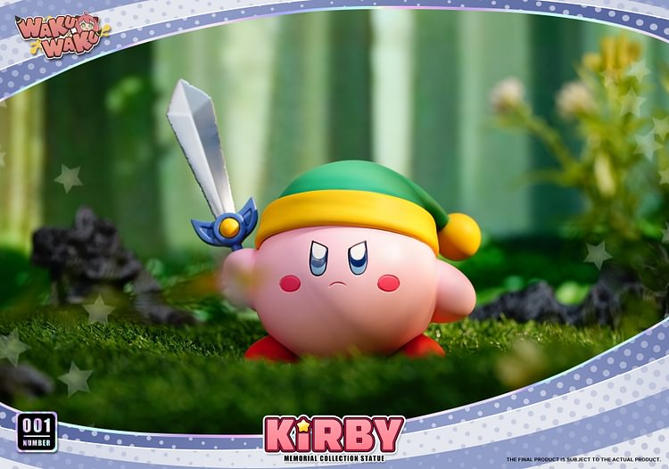 Pre-order WAKUWAKU Kirby's Guide to the Galaxy Collection Vol.1 Swordsman Kirby GK Statue Model