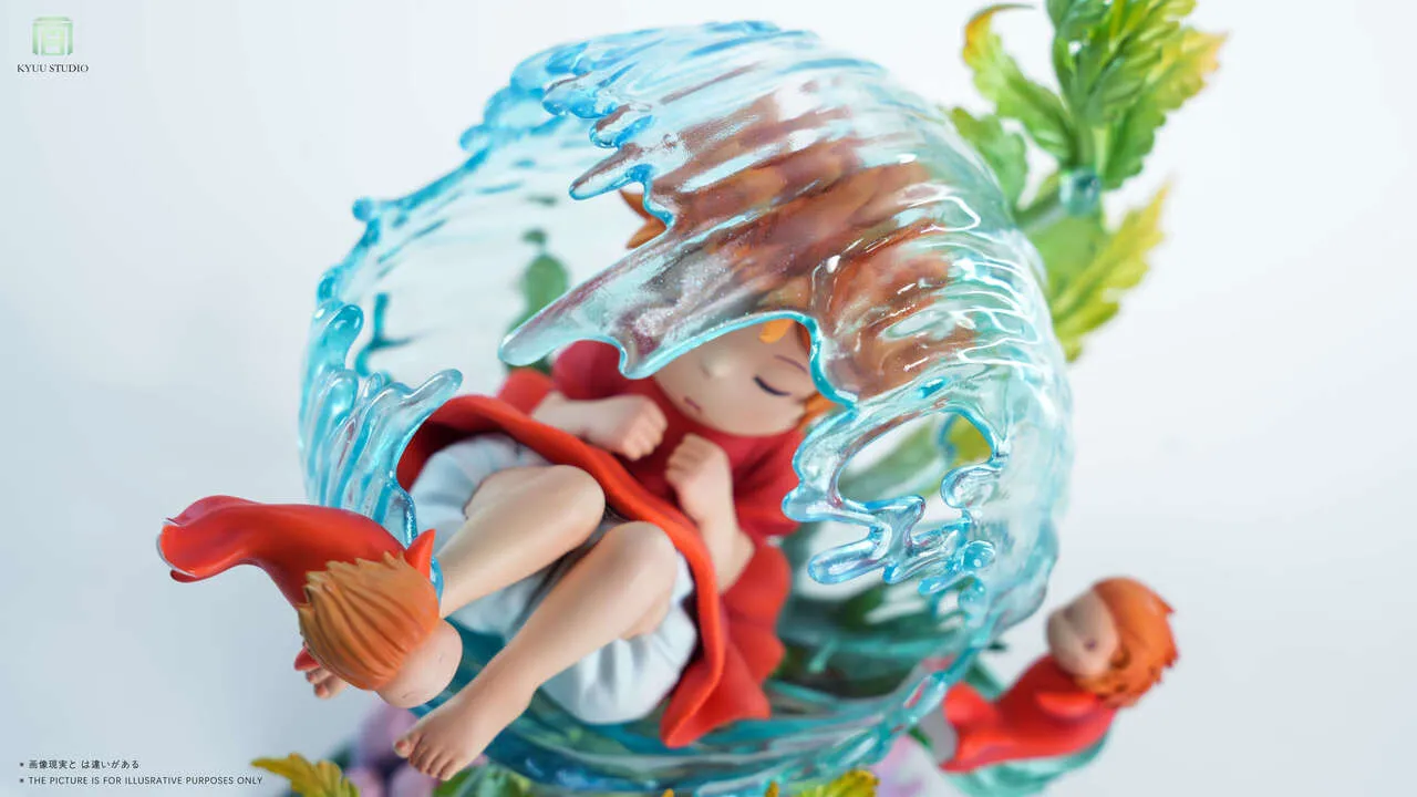 KYUU Studio - Hayao Miyazaki Whisper of Nature Series #2 Sleeping Ponyo Ponyo on the Cliff Statue