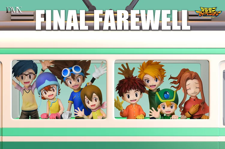 DMX Studio - Digimon First Generation Train Statue(GK)