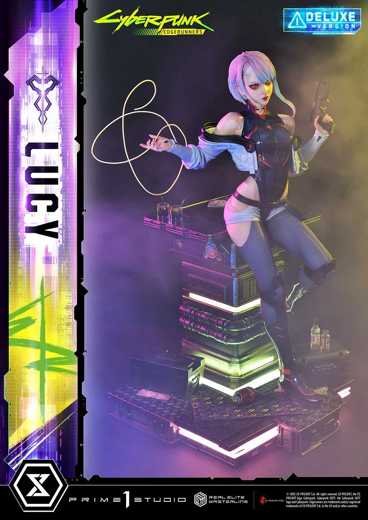 Prime 1 Studio - Real Elite Masterline Cyberpunk: Edgerunners Lucy REMCP-01 REMCP-01DX REMCP-01DXS (Licensed) Action Figure