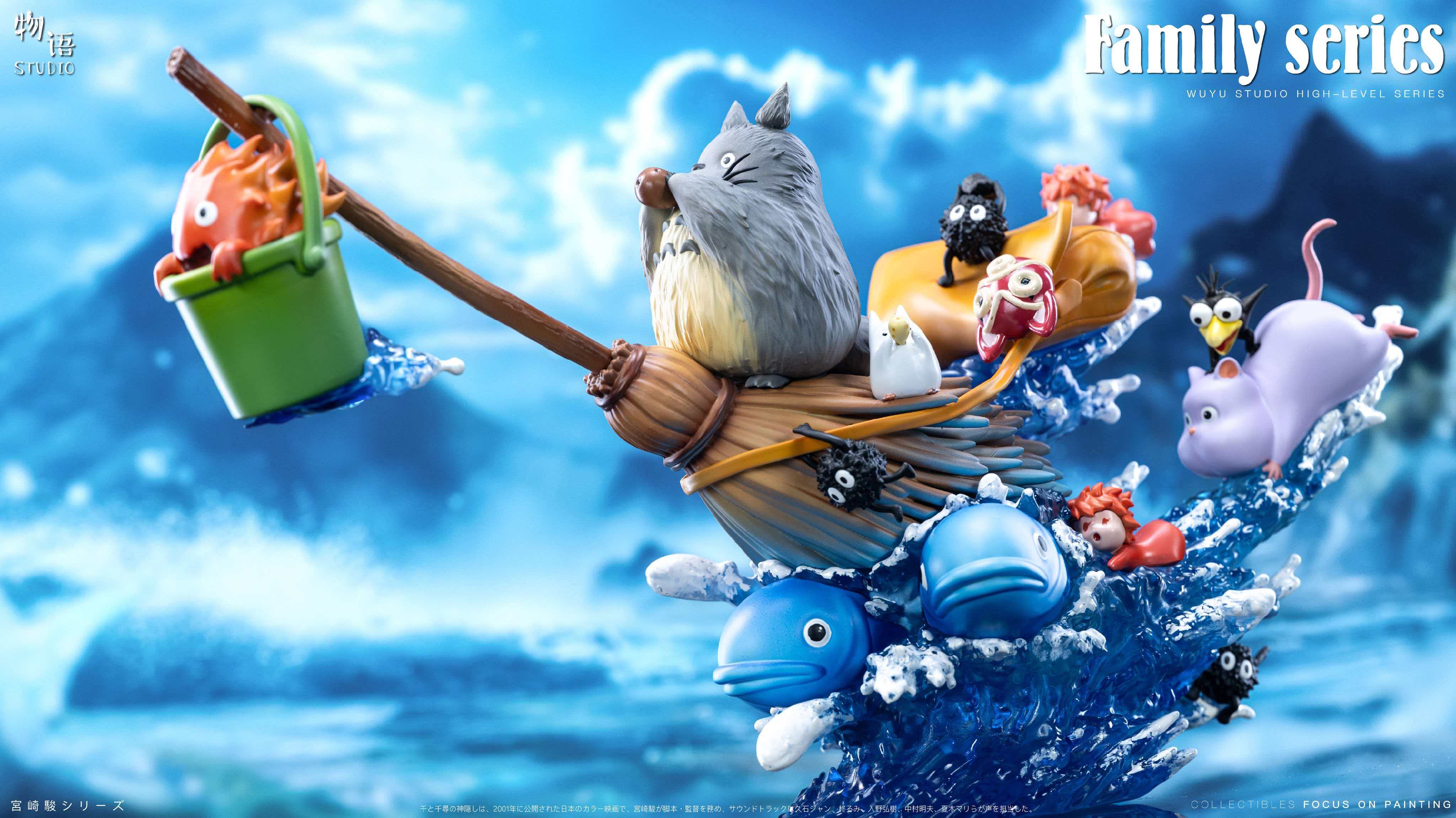 Monogatari Studio Magic Broom Miyazaki's Adorable Flyers Totoro