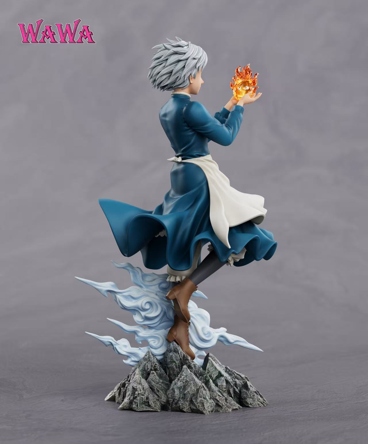 wawa studio Howl's Moving Castle: Sophie Calcifer statue