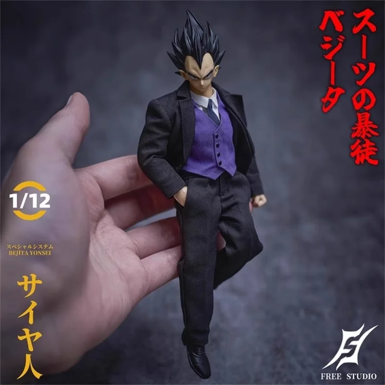 Freetoys - Dragon Ball 1/12 Suit Thug Saiyan Prince Vegeta Action Figure