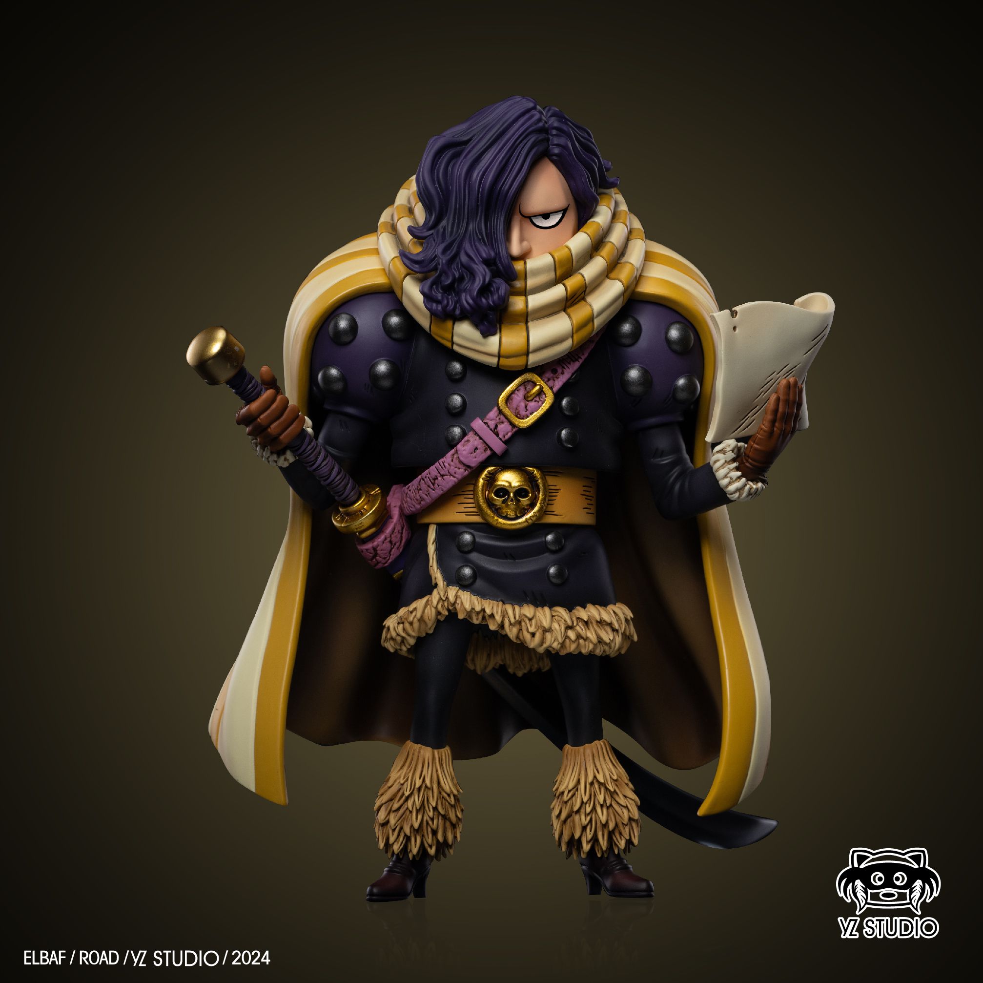 yz giant soldier pirates the 8th bullet Apollo Rod one piece GK hand-made statue model