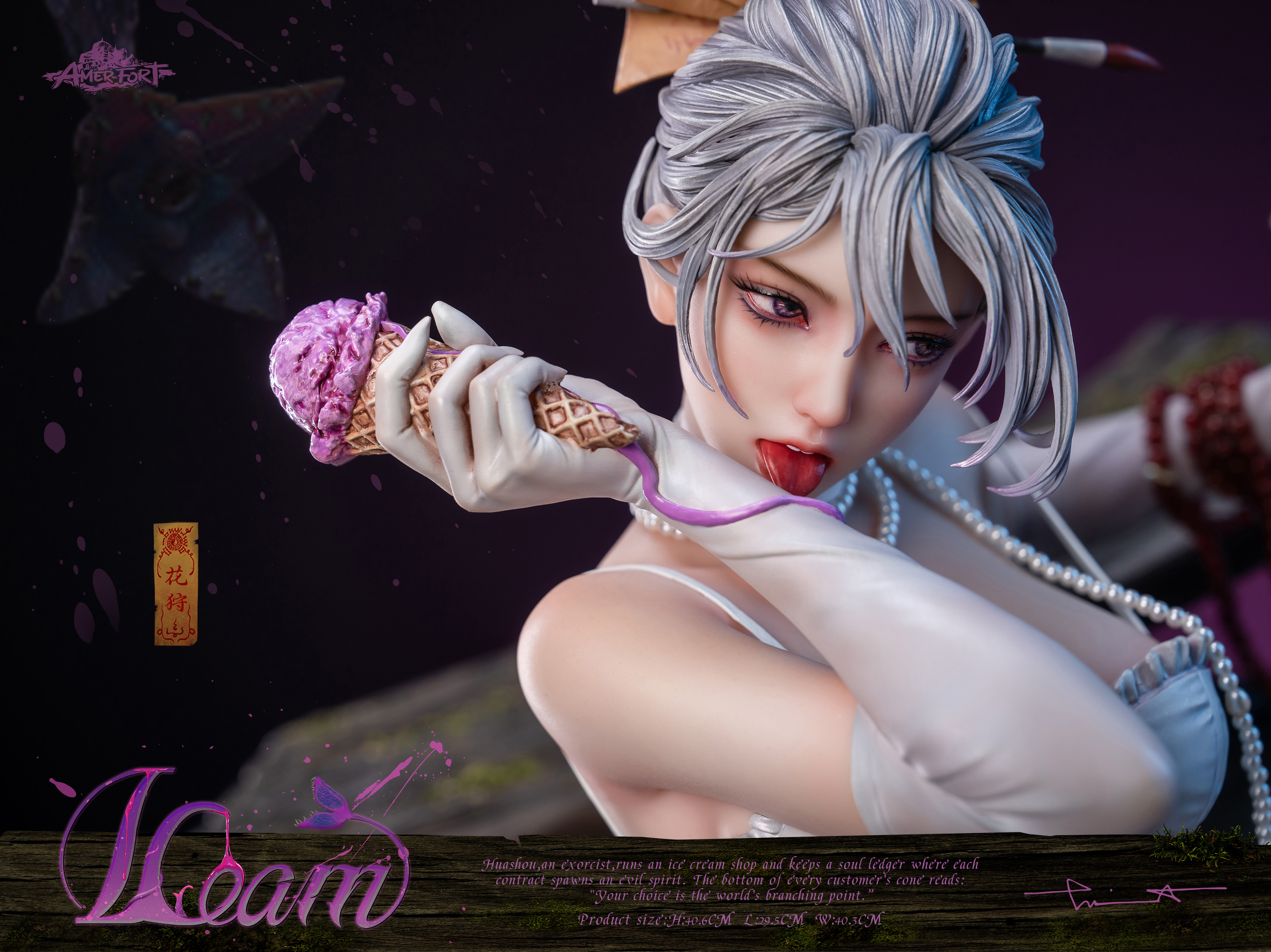 PiJi Studio & AmerFort×LouLL_Aroll -  HuaShou AFYC-HS13 1/4 Statue(GK)