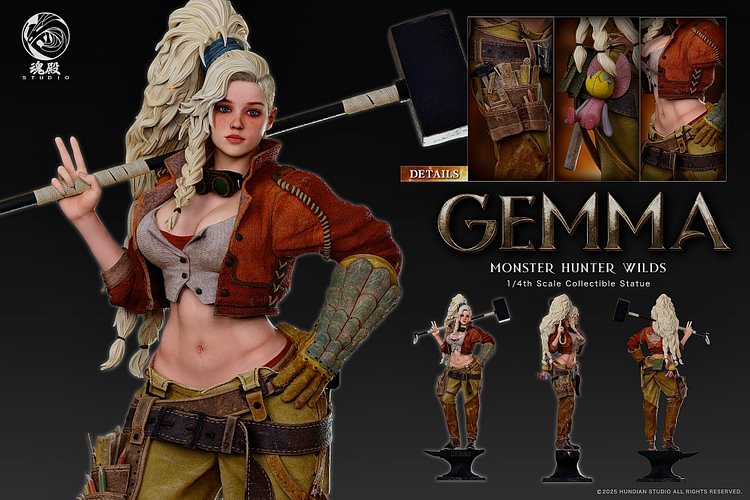 HunDian Studio - Monster Hunter Gemma 1/4 Statue(GK)