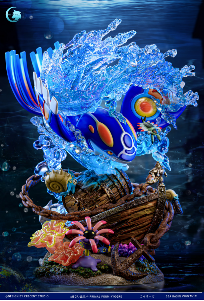 Crescent Studio - Pokémon Ocean Overlord Kyogre Statue(GK)