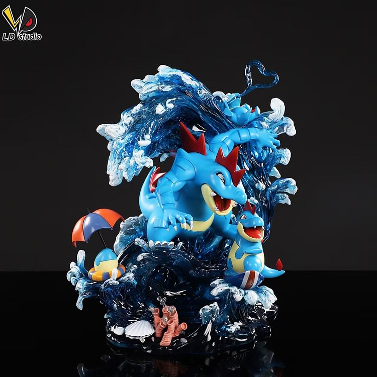 LD Studio - Pokémon Feraligatr Evolution Group Statue(GK)