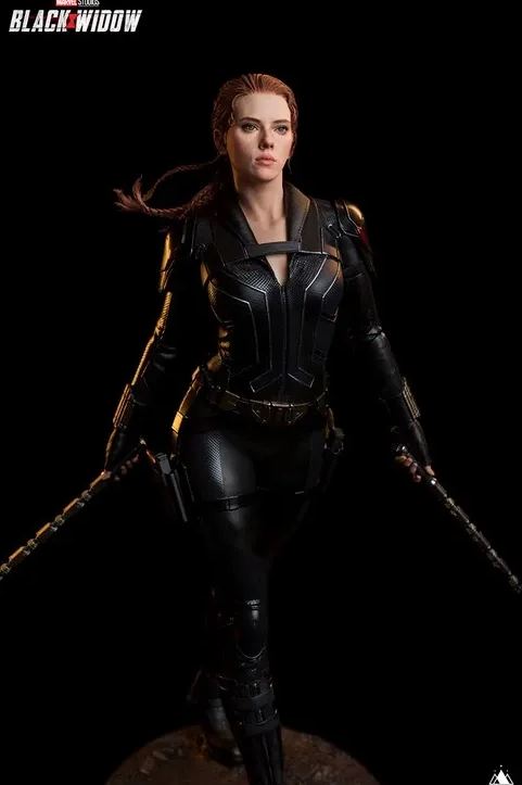 [In stock] QUEEN STUDIOS genuine authorized Marvel QS Black Widow 1:4 full body portrait figurine-Statue Master
