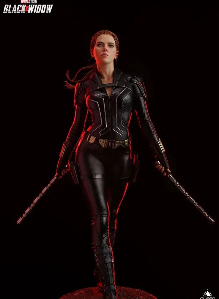 [In stock] QUEEN STUDIOS genuine authorized Marvel QS Black Widow 1:4 full body portrait figurine-Statue Master