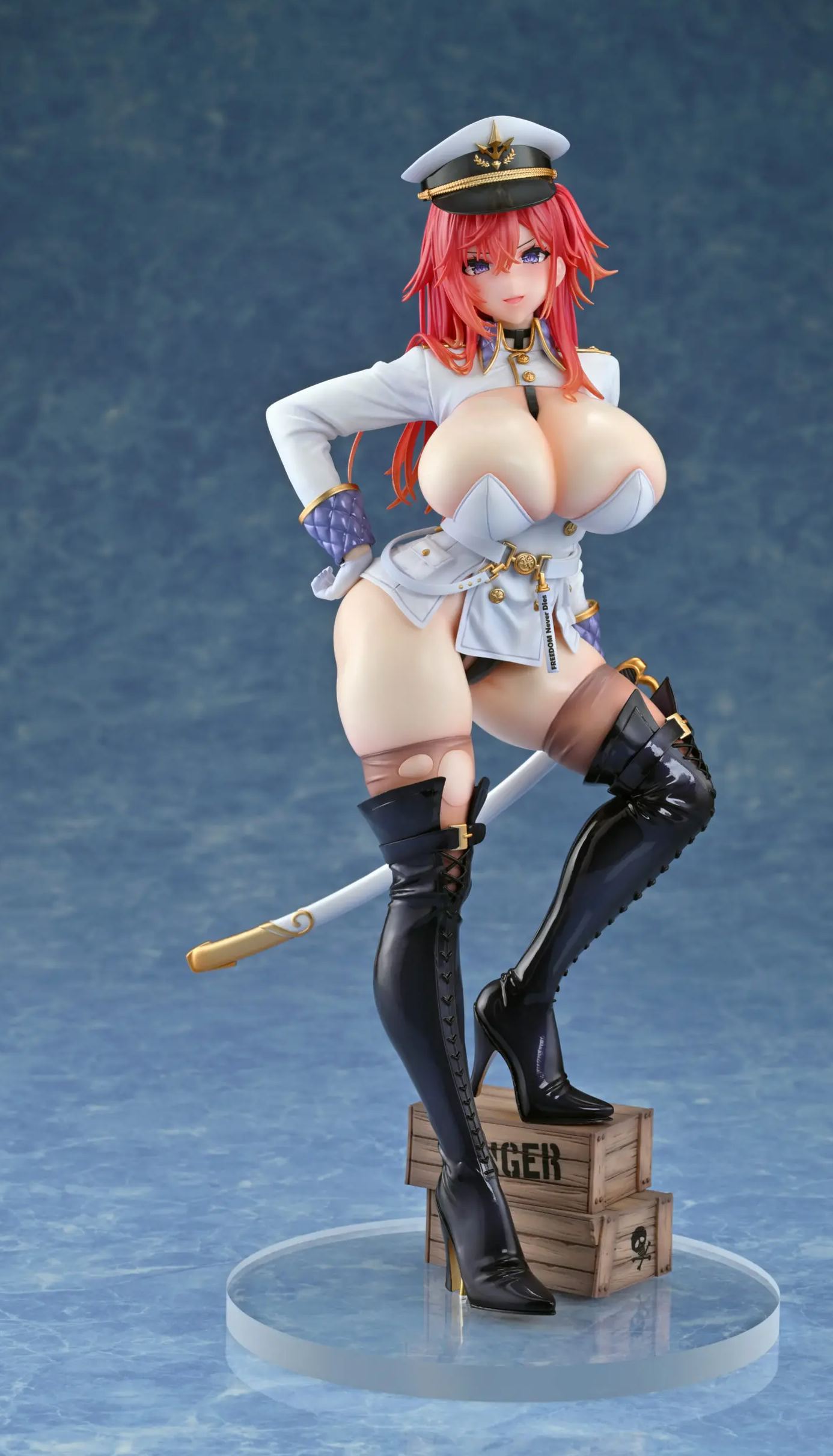 Pink Cat - Mataro Original Illustration Series Scarlet Officer Tatiana 1/6 Figure (Licensed)Statue 