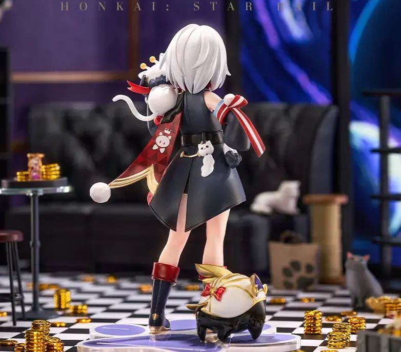 miHoYo X RIBOSE - Rise Up+ Honkai: Star Rail Little Cat Series Numby Topaz (Licensed)Statue 