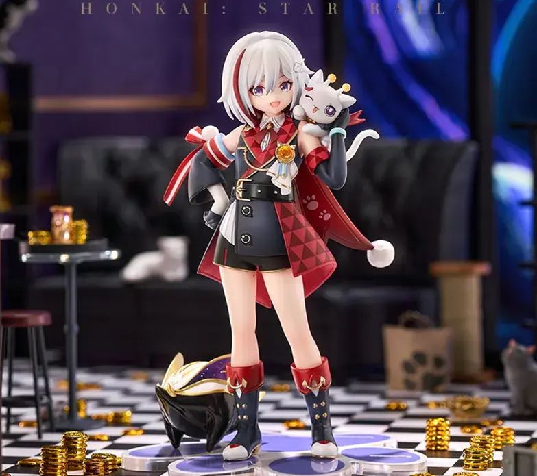 miHoYo X RIBOSE - Rise Up+ Honkai: Star Rail Little Cat Series Numby Topaz (Licensed)Statue 