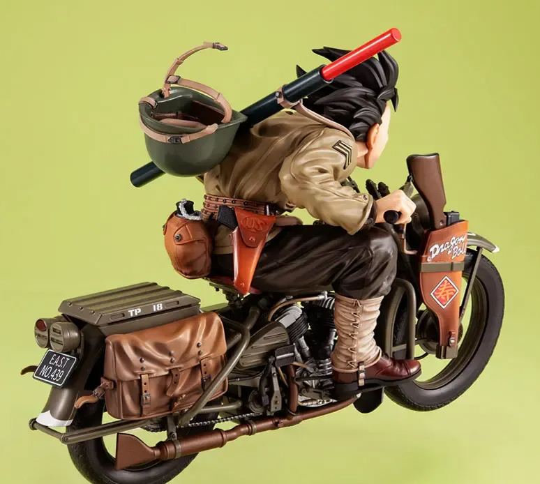 MegaHouse - Desktop Real McCoy EX Dragon Ball Z Son Goku X Bike Complete Figure (Licensed) Statue 