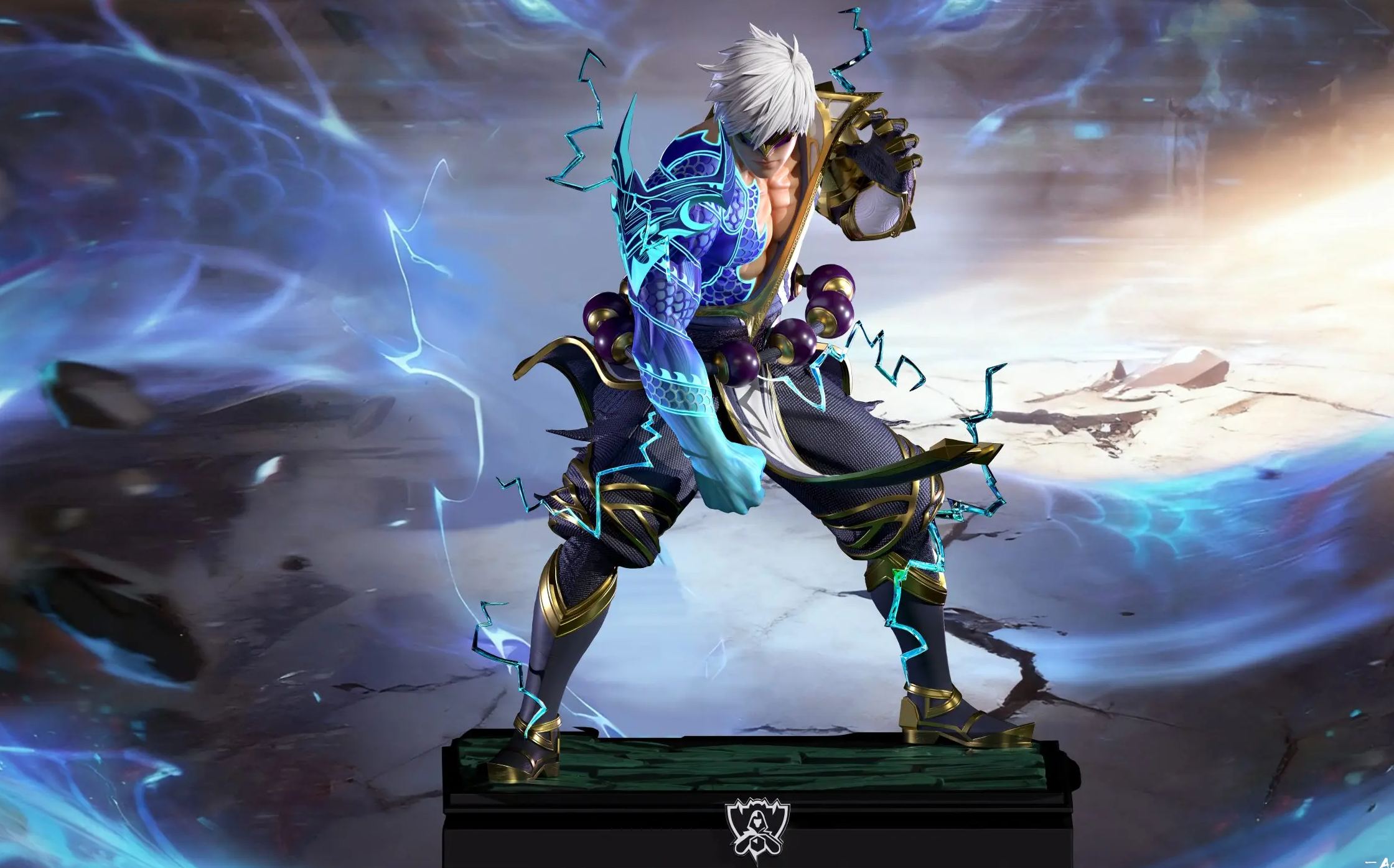 Xia Gu Studio - Storm Dragon Lee Sin League of Legends Statue 