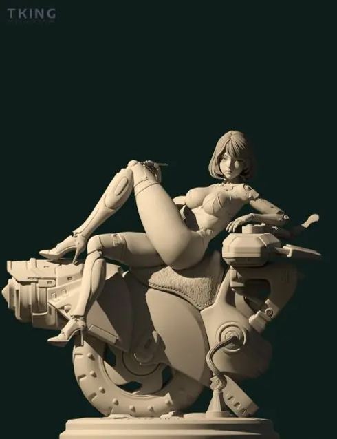 Tking Studio - Lucy GK White Model Cyberpunk: Edgerunners Statue 