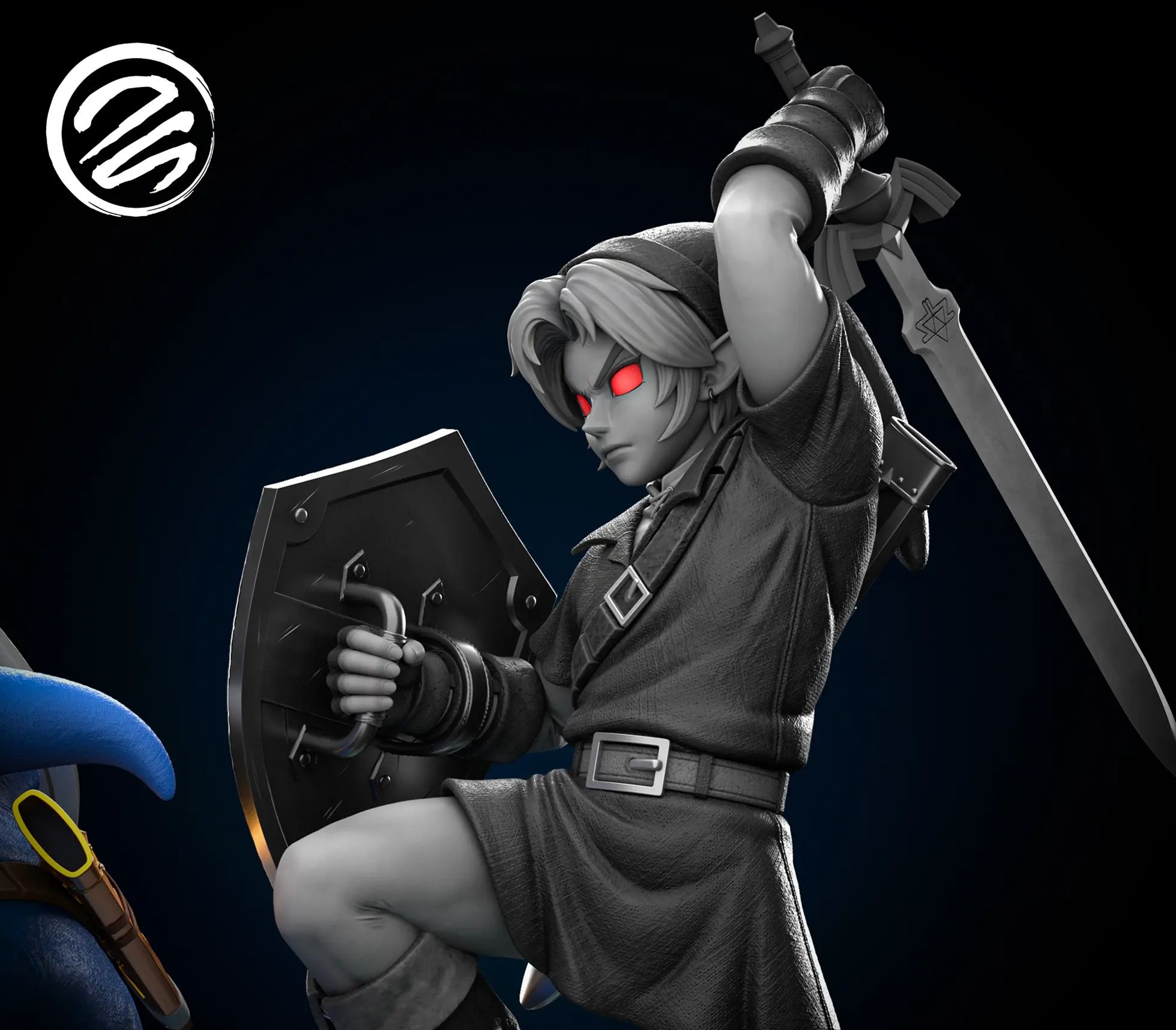 Dream Studio - Link Vs Dark Link The Legend of Zelda Statue 