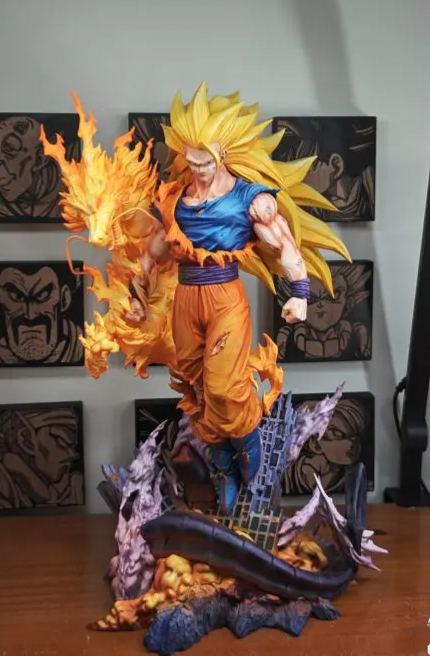 FXW Studio - Super Saiyan 3 Goku Dragon Ball Statue 