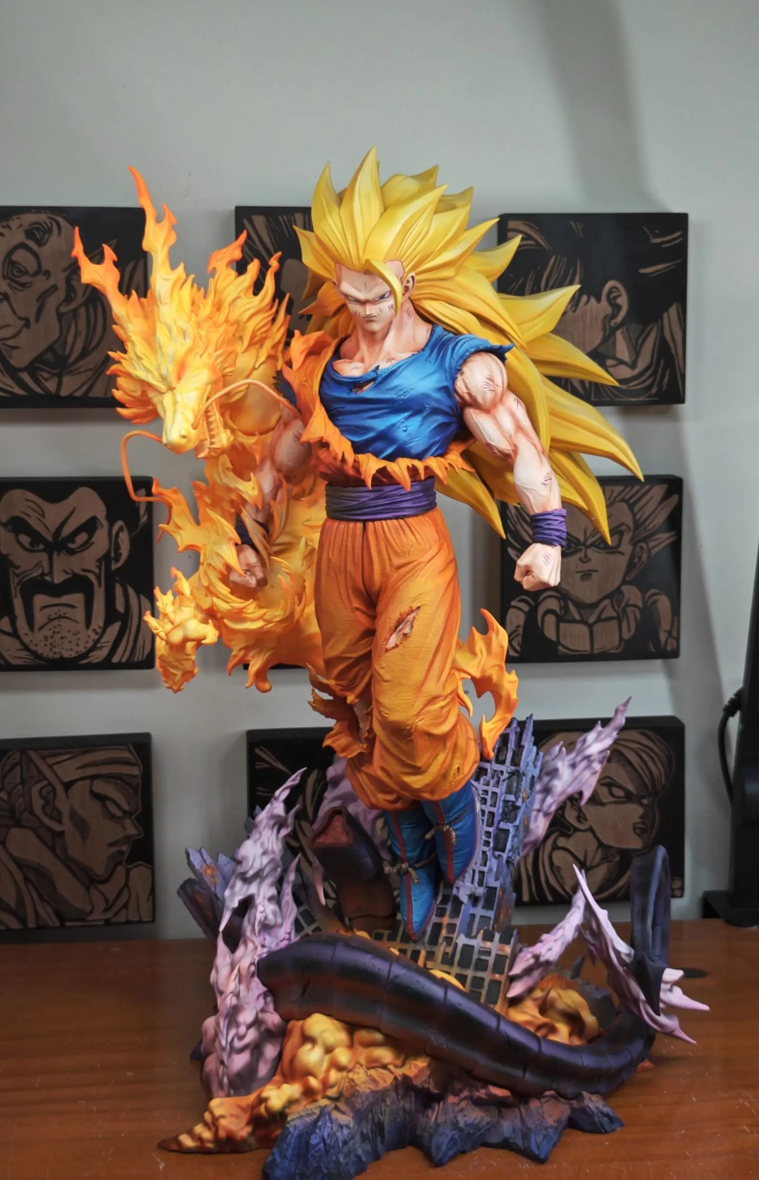 FXW Studio - Super Saiyan 3 Goku Dragon Ball Statue 