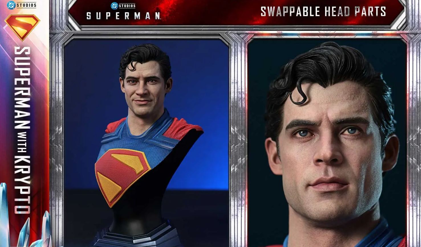 Prime 1 Studio - Real Elite Masterline Superman (2025 Film) Superman with Krypto REMDC-02 REMDC-02S (Licensed)Statue