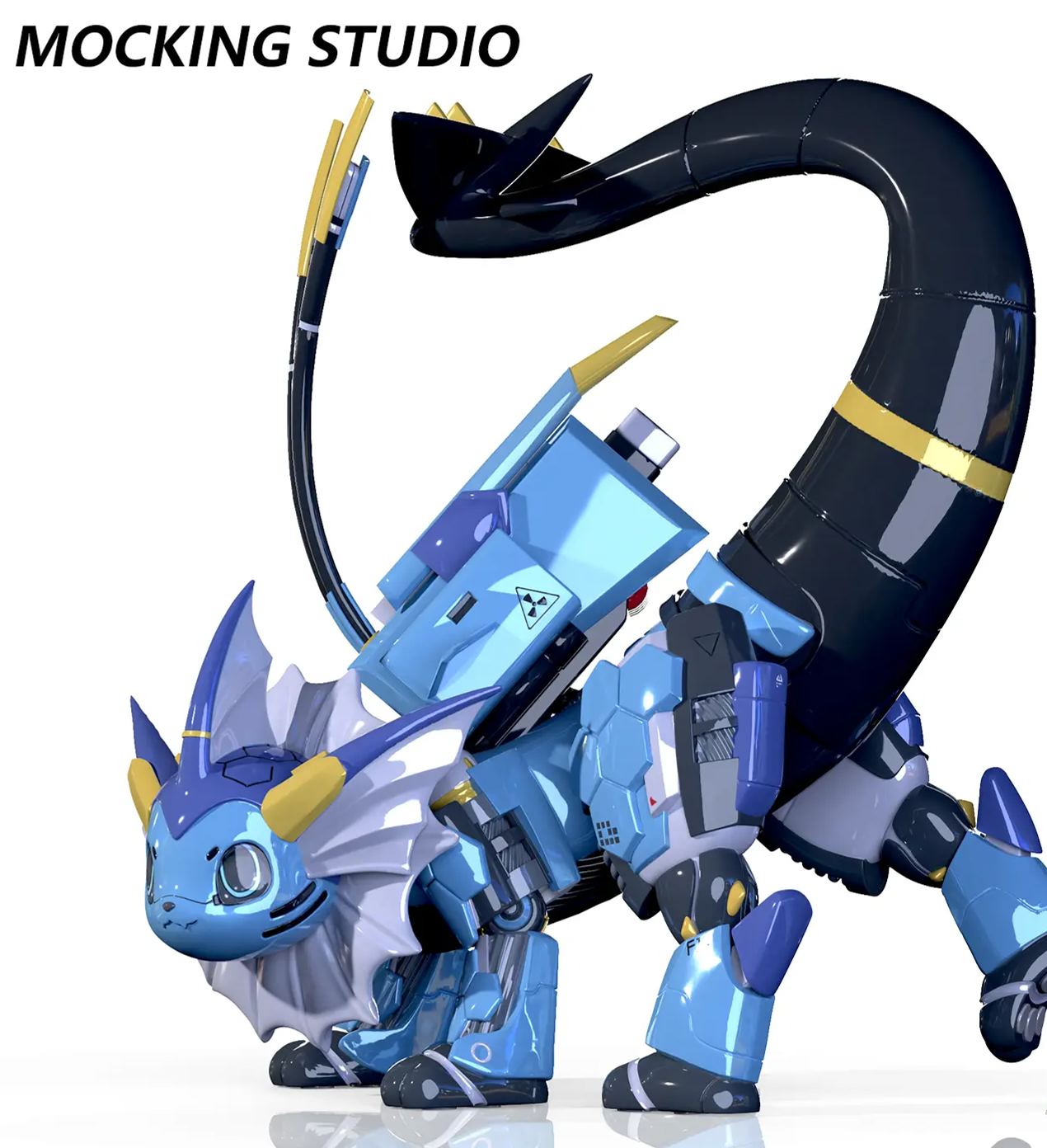 Zhu Yi Wan Jia Studio - Mechanical Vaporeon Pokémon Statue 