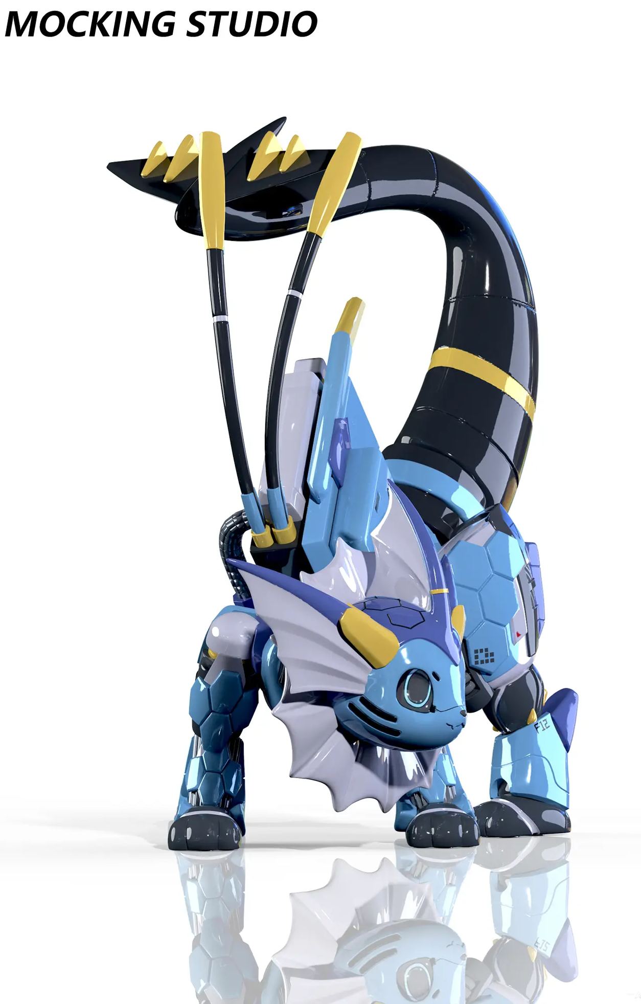 Zhu Yi Wan Jia Studio - Mechanical Vaporeon Pokémon Statue 