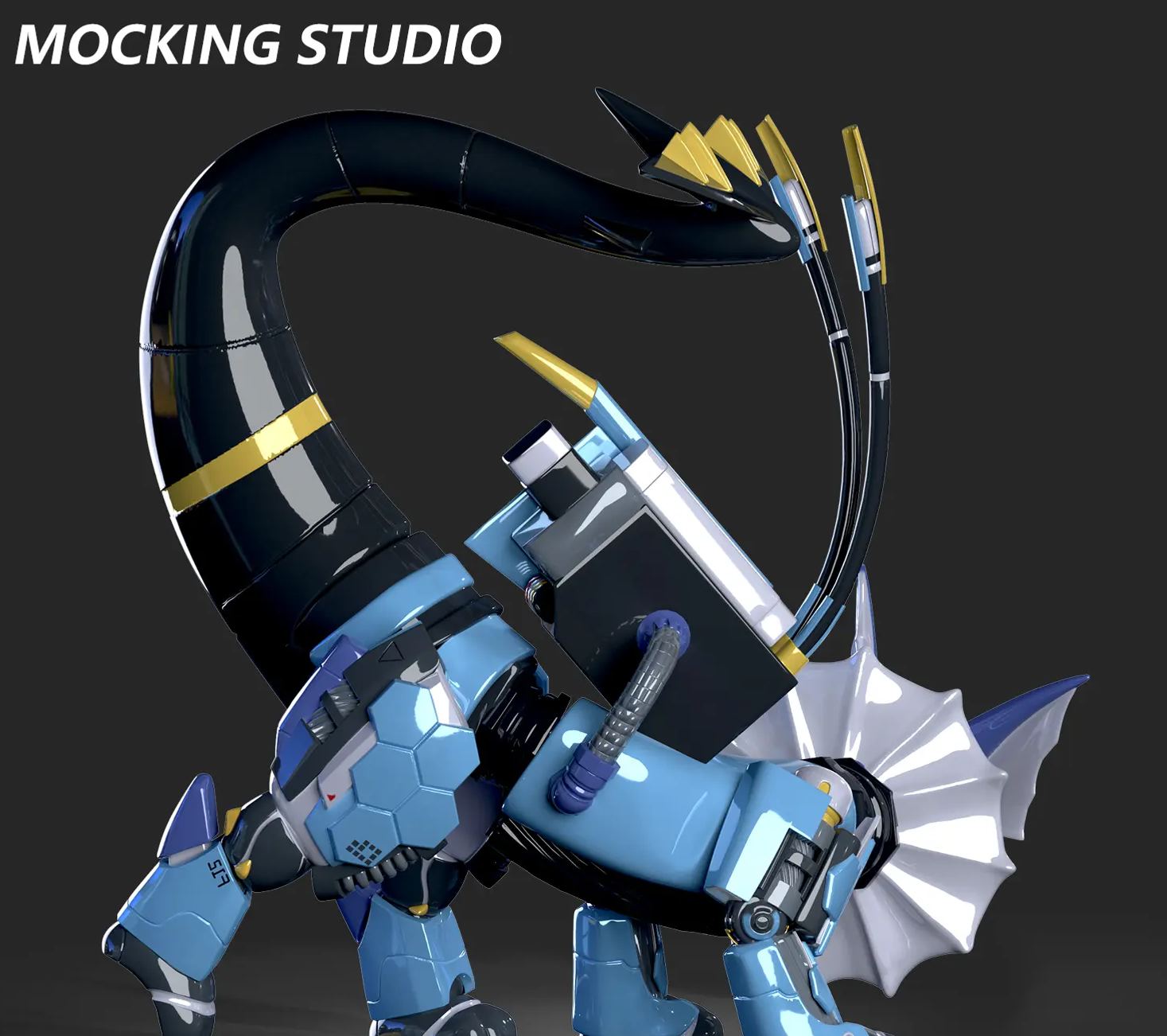 Zhu Yi Wan Jia Studio - Mechanical Vaporeon Pokémon Statue 