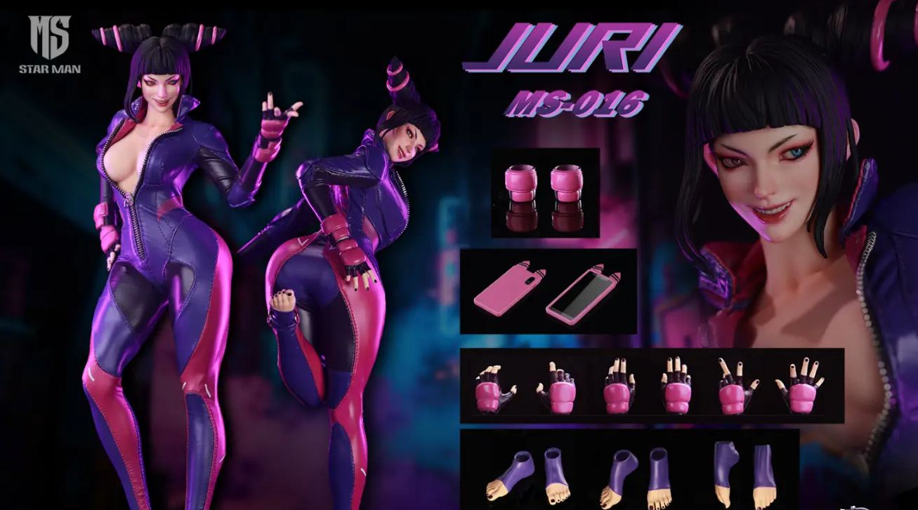 STAR MAN Studio - 1/6 Juri Action Figure MS-016 Street Fighter Statue 