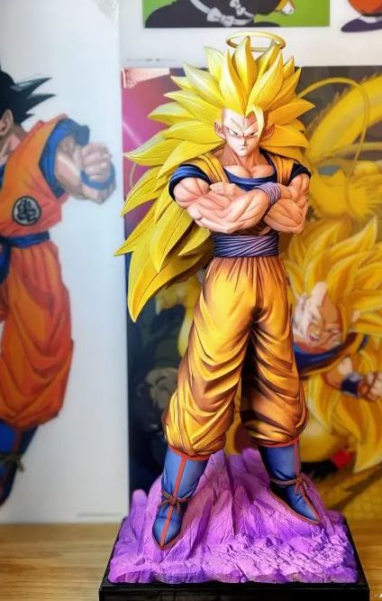 WDF Studio - Super Saiyan 3 Goku Dragon Ball Statue 