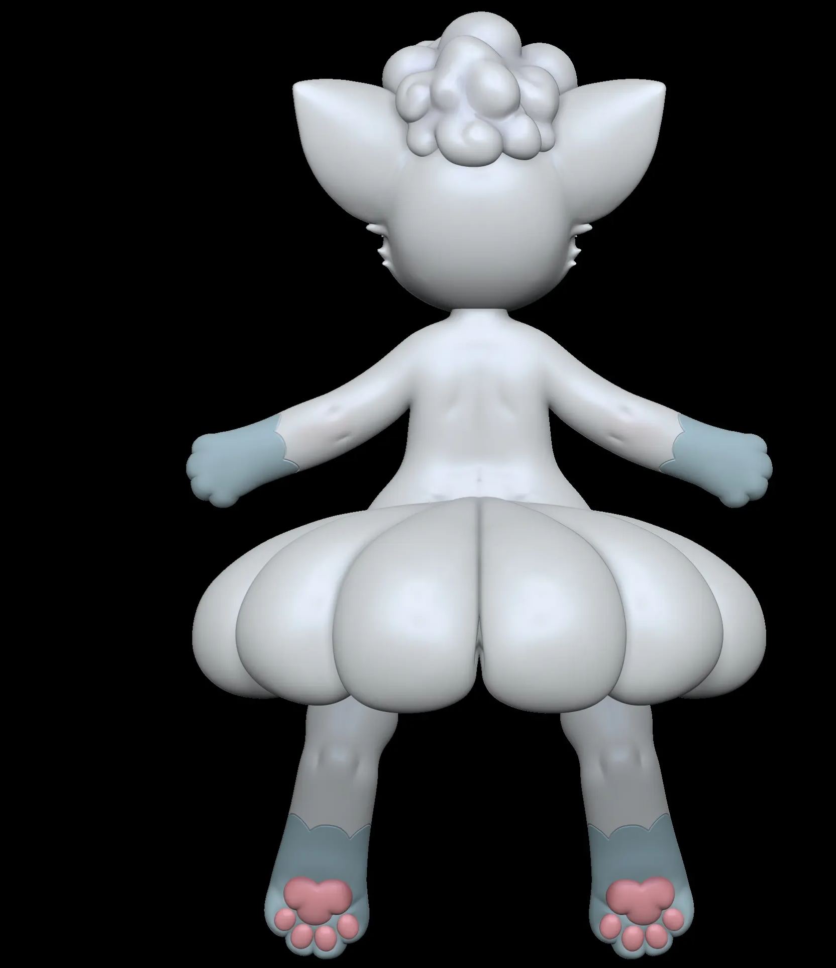 Spirit Demon Studio - Alola Region Vulpix Doll Pokémon Statue (Licensed)