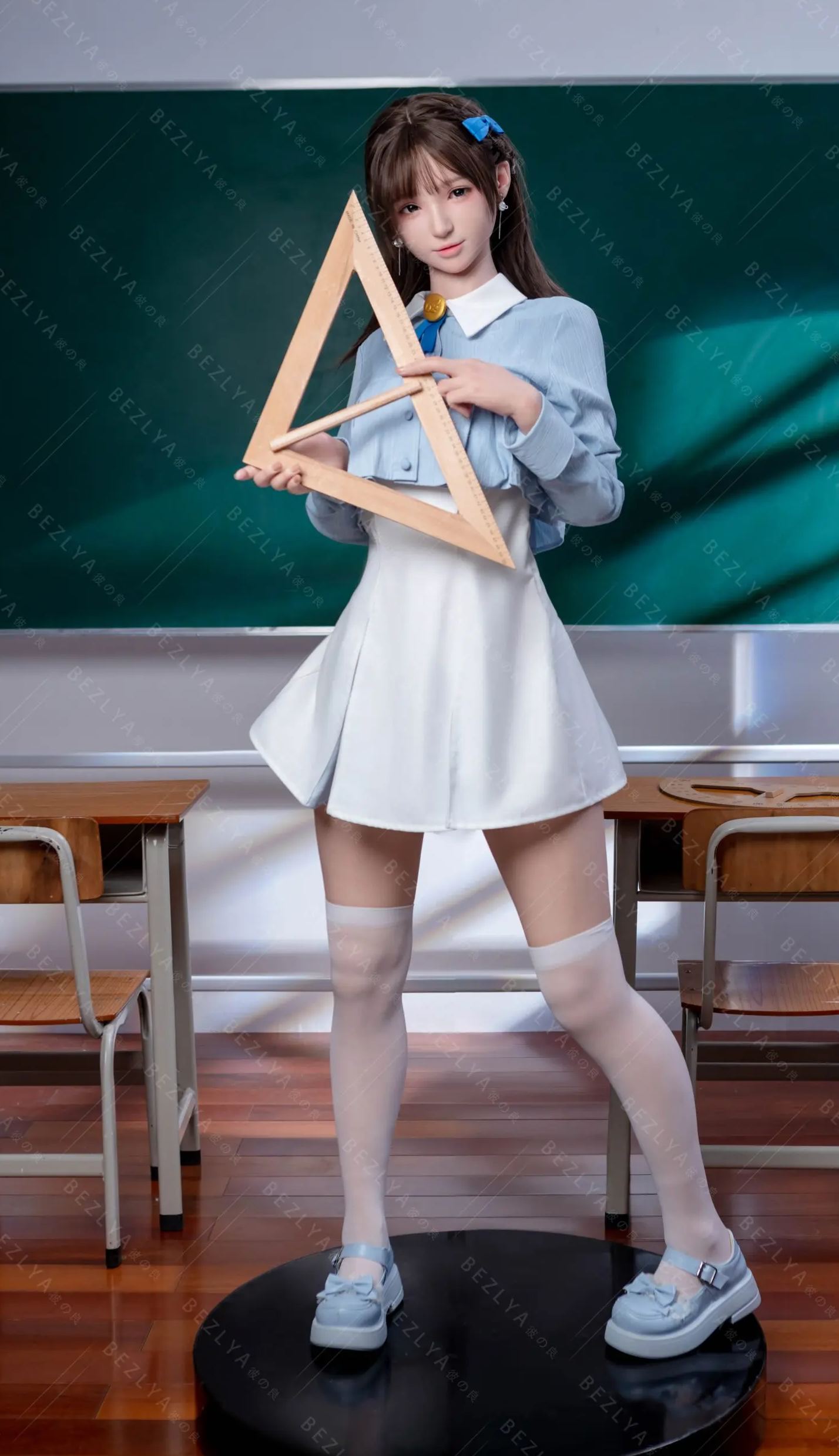 Bezlya - Sakurai Nene (Real Person Collaboration Version) 1/1 Scale Silicone Doll (Licensed) Statue 