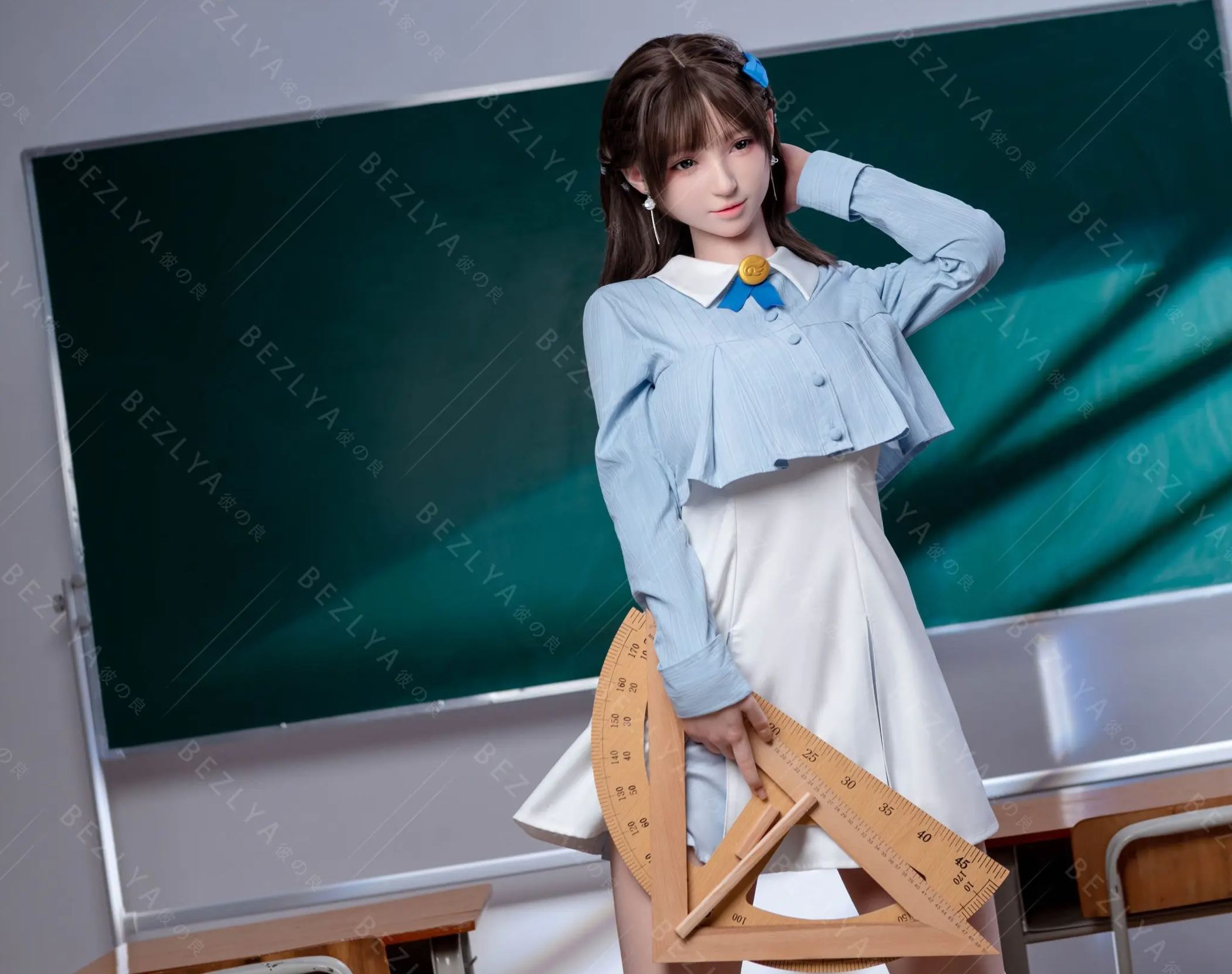 Bezlya - Sakurai Nene (Real Person Collaboration Version) 1/1 Scale Silicone Doll (Licensed) Statue 