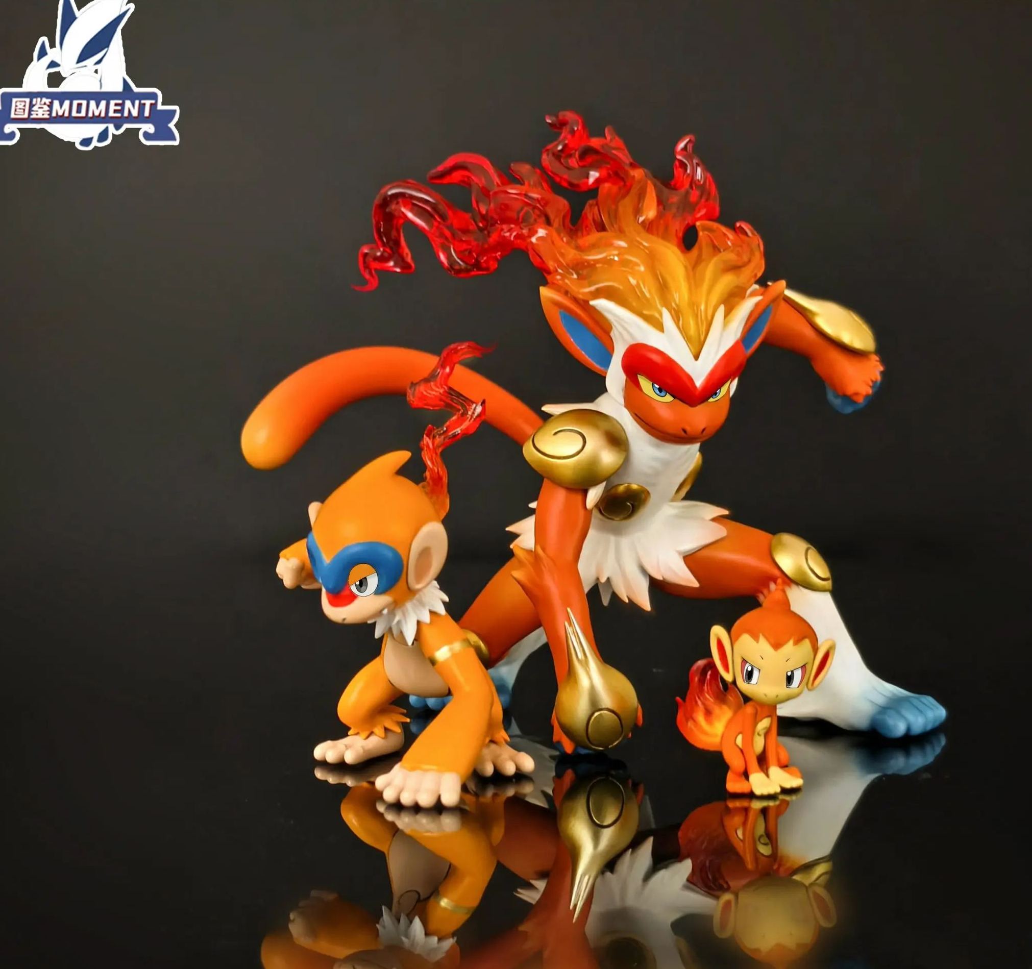MOMENT Studio - Infernape Evolution Group Pokemon Statue 
