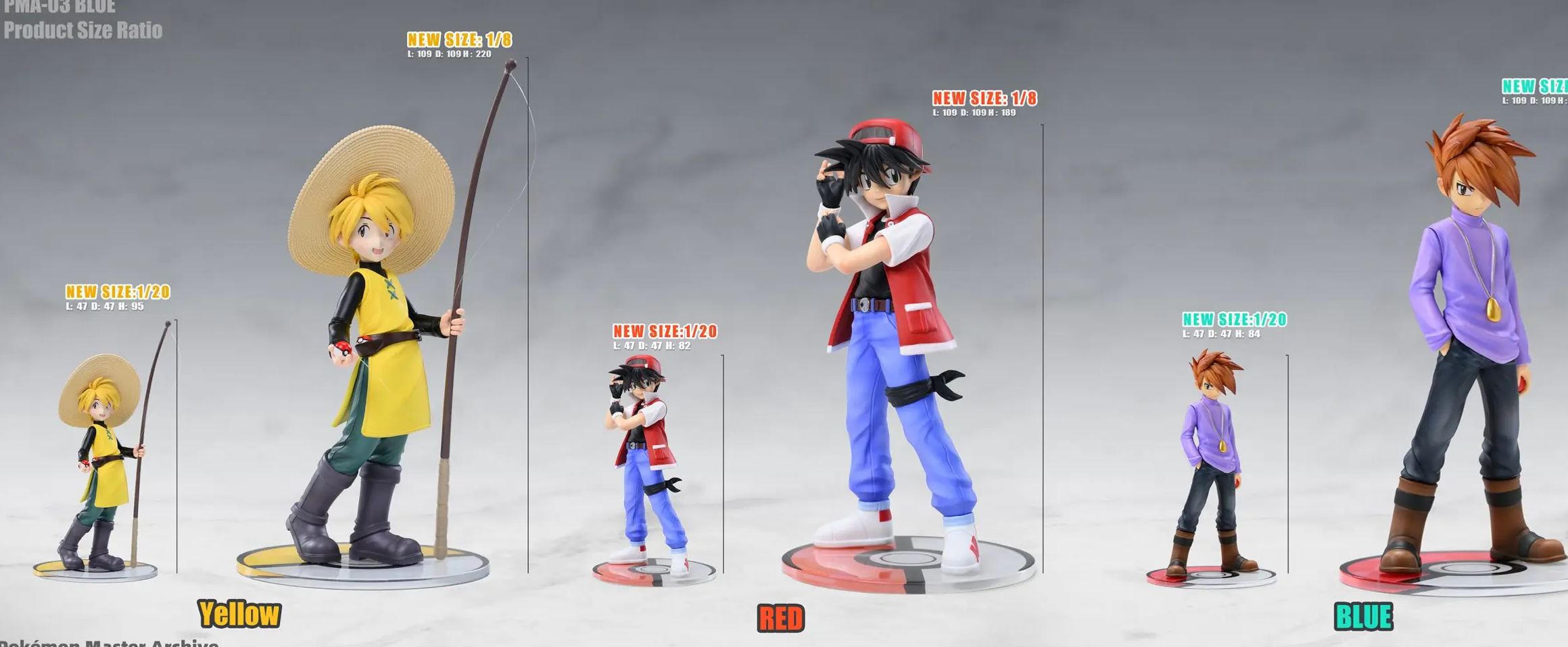 V3fanart Studio - Blue Oak Pokemon Statue 