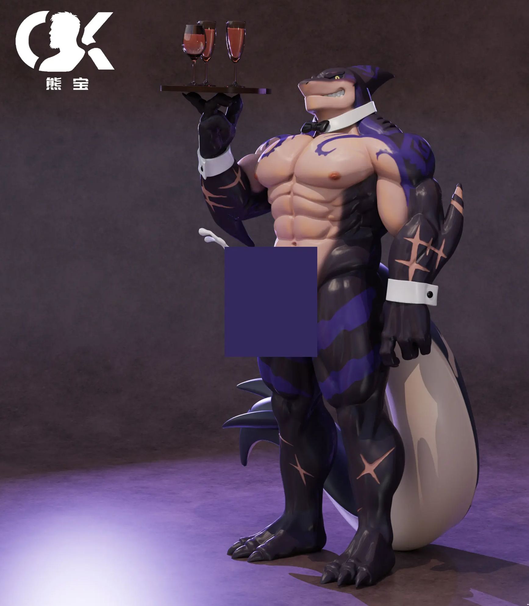 Xiong Bao Studio - Capt. Locke XXL Woofia Statue 