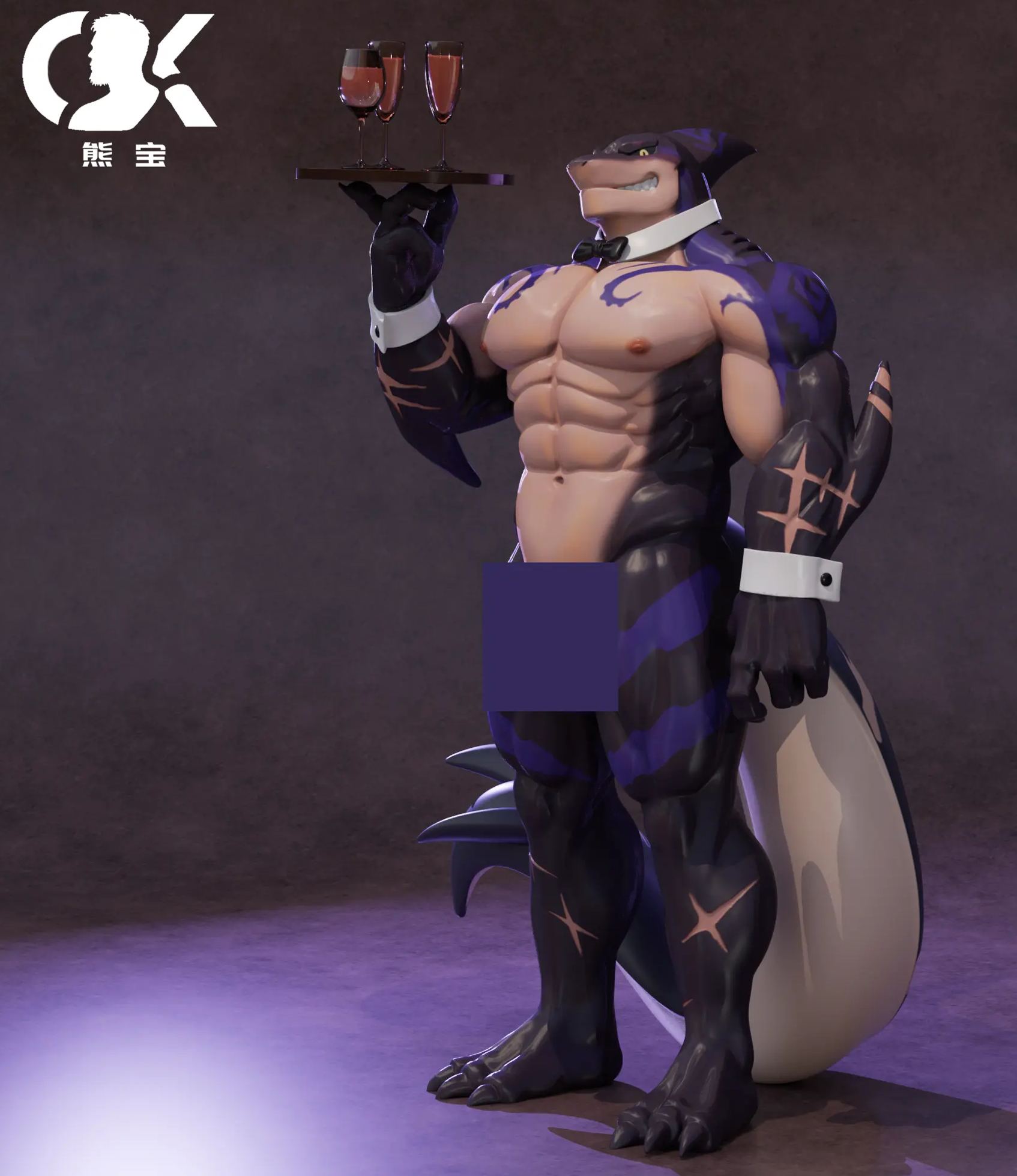 Xiong Bao Studio - Capt. Locke XXL Woofia Statue 