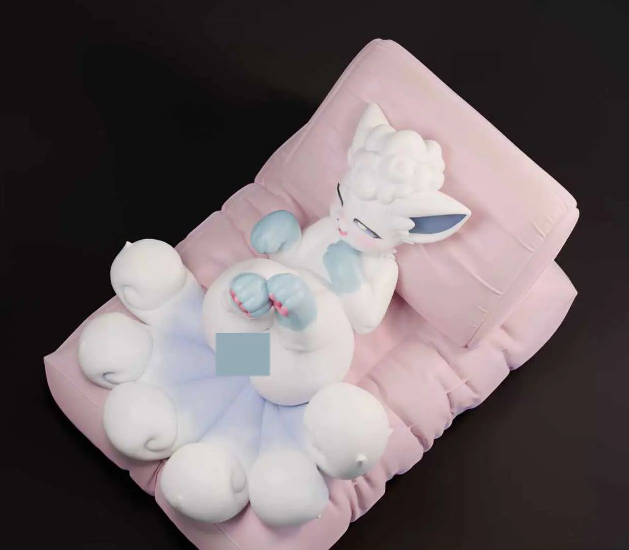 Spirit Demon Studio - Alola Region Vulpix Pokemon Statue