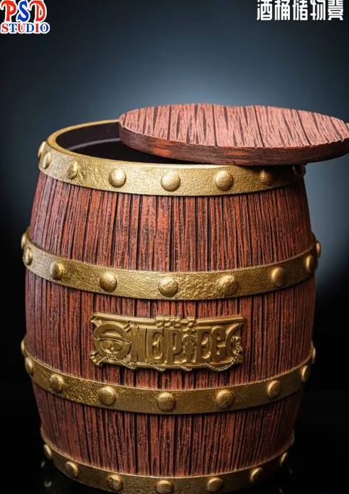 PSD Studio - Straw Hat Crew-Themed Barrel Stool/Display Stand One Piece Statue